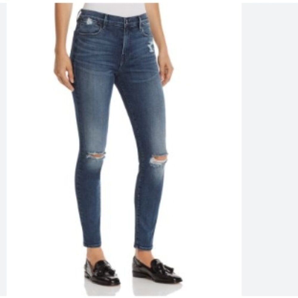 Like New! Frame Denim Le High Skinny Distressed Jeans in Size 27